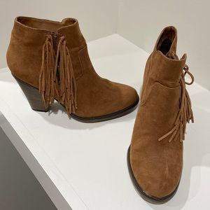 Brown booties, brand MIA, size 8.5